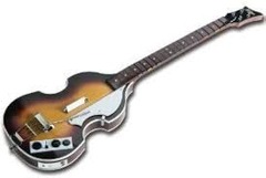 Rockband Hofner Bass Wireless Guitar Nintendo Wii